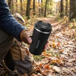 ماگ سفری استیل مدل Coffee گنجایش تقریبی ۰.۵ لیتر - تصویر 11